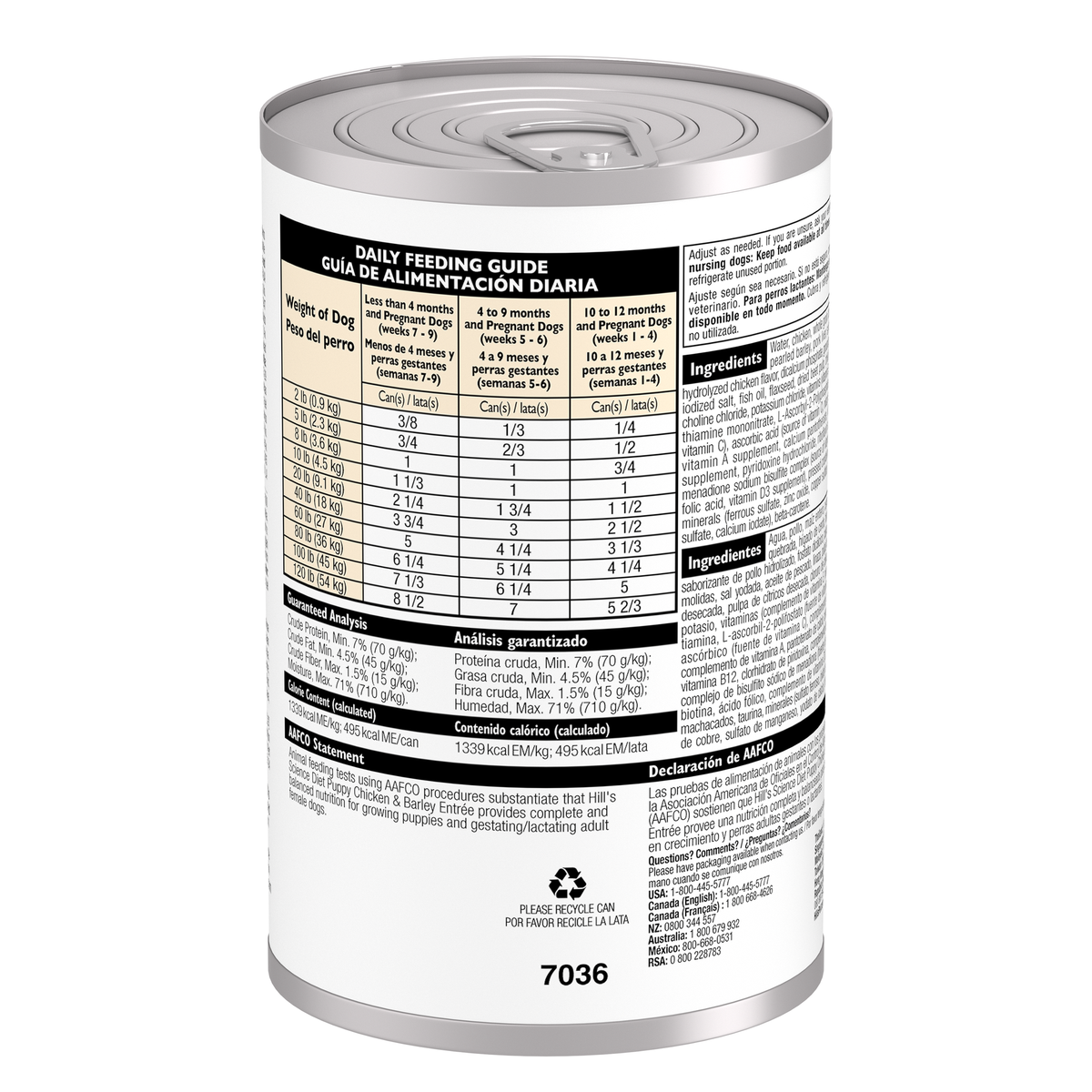 Hill's Science Diet Puppy Chicken & Barley Entree Canned Dog Food