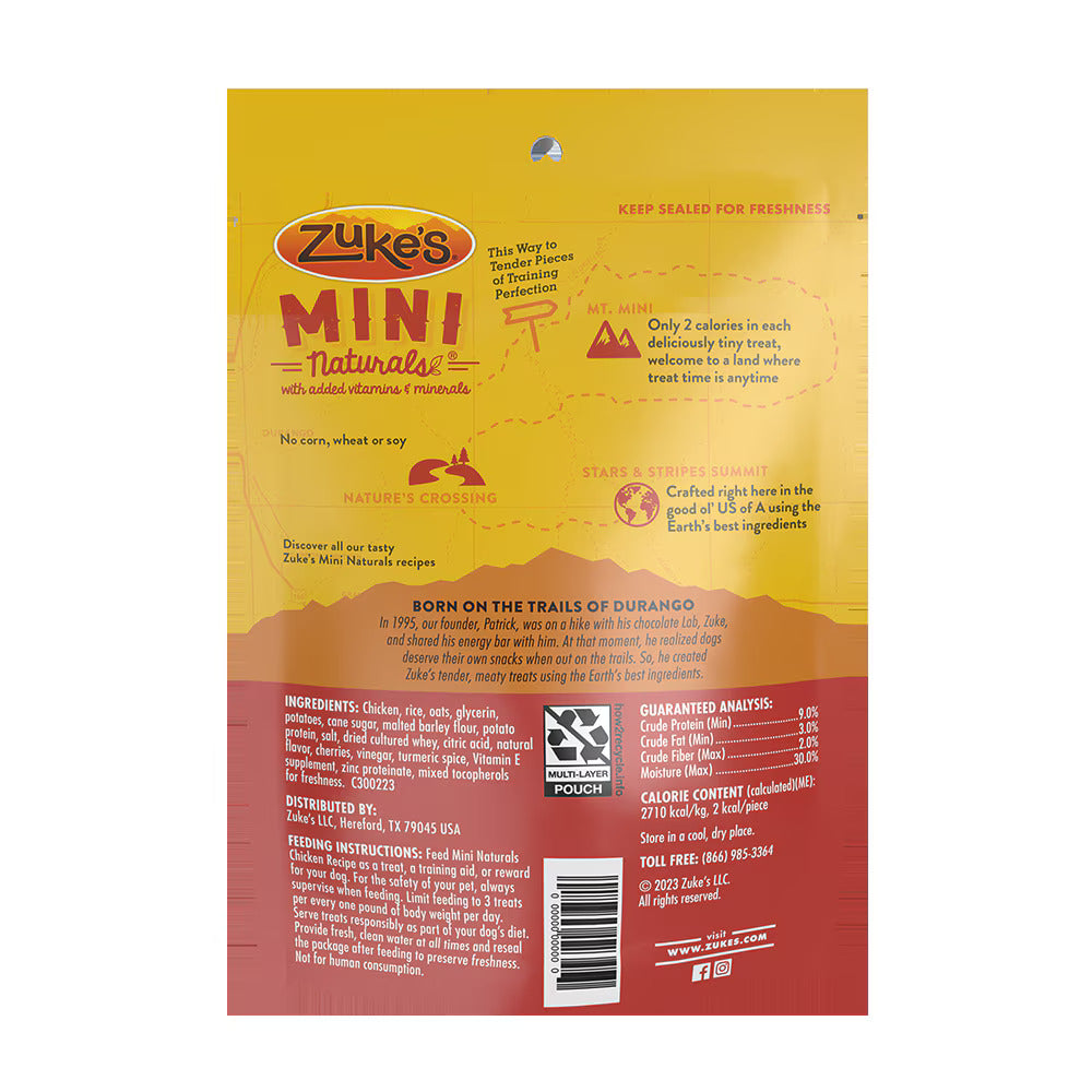 Zuke's Mini Naturals Roasted Chicken Dog Treats