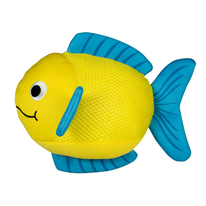Pet Fringe Studio Summer Pipsqueak Floating Fish Dog Toy 8.25 in