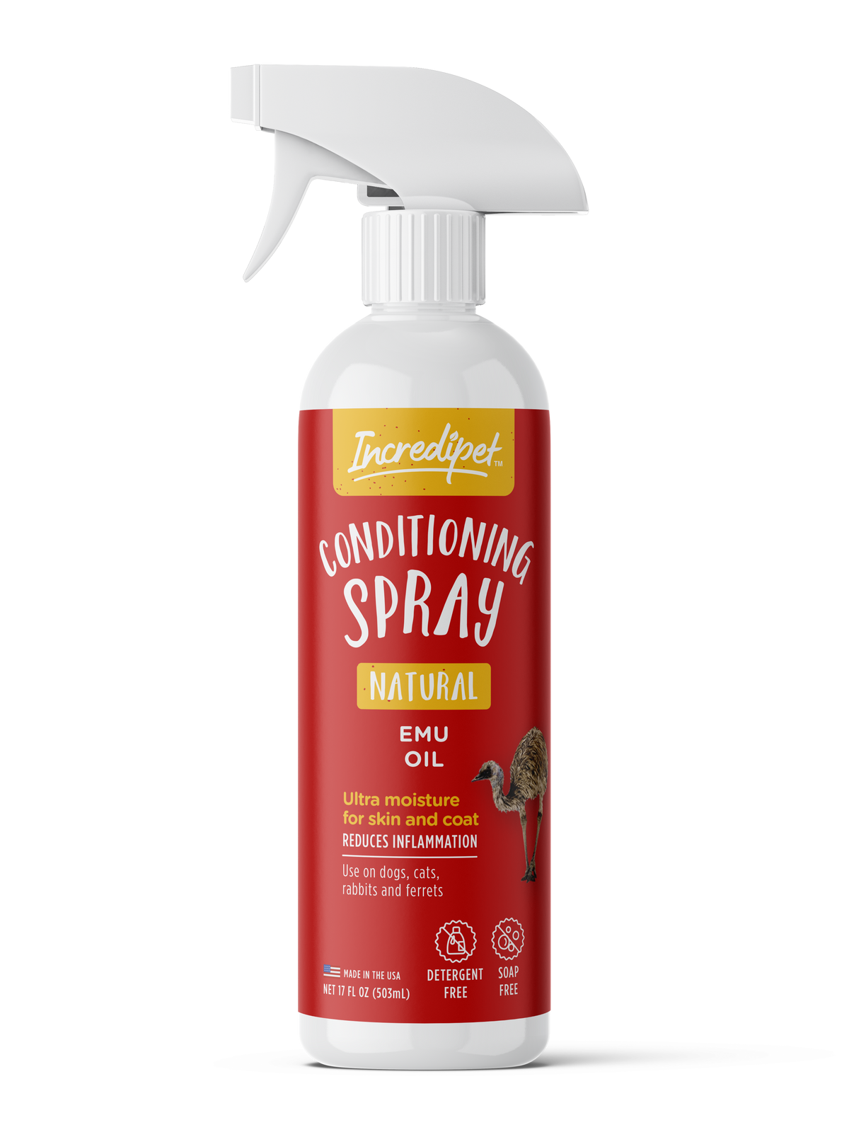 Incredipet Emu Oil Conditioning Spray 17 oz