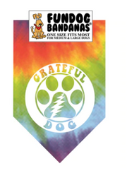 Fun Dog Bandanas Grateful Dog Pet Bandana