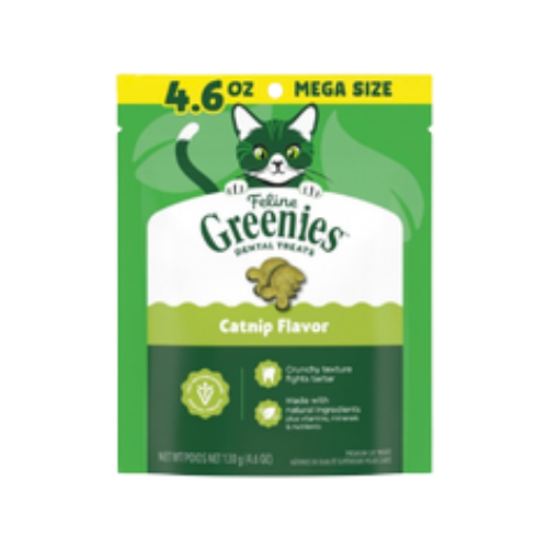 Greenies Feline Dental Treats Catnip Flavor Cat Treats