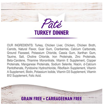 Wellness Complete Health Turkey Formula Grain-Free Canned Cat Food