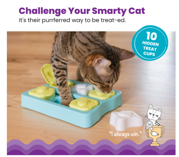 Catstages Kitty Cube Puzzle Cat Toy