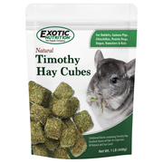 Exotic Nutrition Pet Supplies Timothy Hay Cubes Rabbit & Guinea Pig Food 1 lb