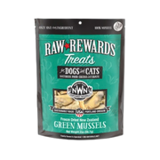 Northwest Naturals Raw Rewards Treats Freeze Dried New Zealand Green Mussels for Dogs & Cats 2 oz