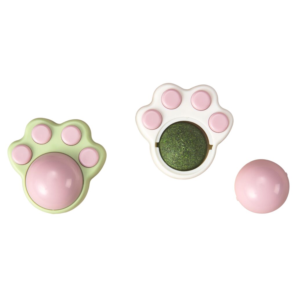 Spot Catnip Licker Ball Cat Toy 2 pk