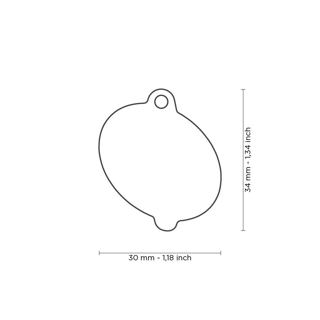 Myfamily Food Donut Pet Identification Tag