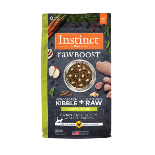 Instinct Raw Boost Grain-Free Healthy Weight Chicken Recipe Dry Cat Food 4.5 lb