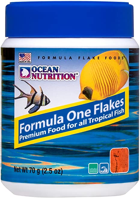 Ocean Nutrition Formula 1 Tropical Flake Food 2.5 oz