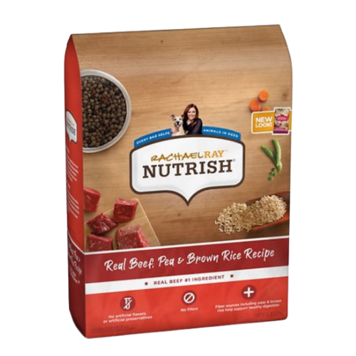 Rachael Ray Nutrish Real Beef, Pea, & Brown Rice Recipe Adult Dry Dog Food