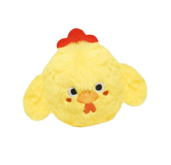 Hugsmart Spring Chick Plush Dog Toy 5.5 in