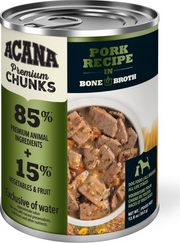 Acana Premium Chunks Pork Recipe in Bone Broth For Dogs