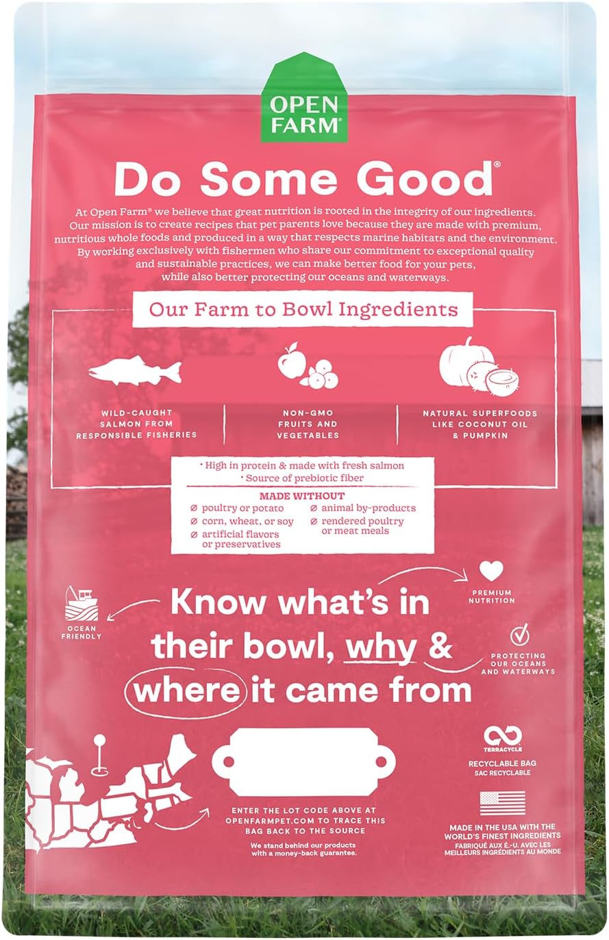 Open Farm Wild-Caught Salmon Recipe Grain-Free Dry Cat Food