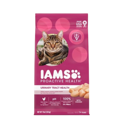 Iams Proactive Health Urinary Tract Health With Chicken Adult Dry Cat Food 7 lb