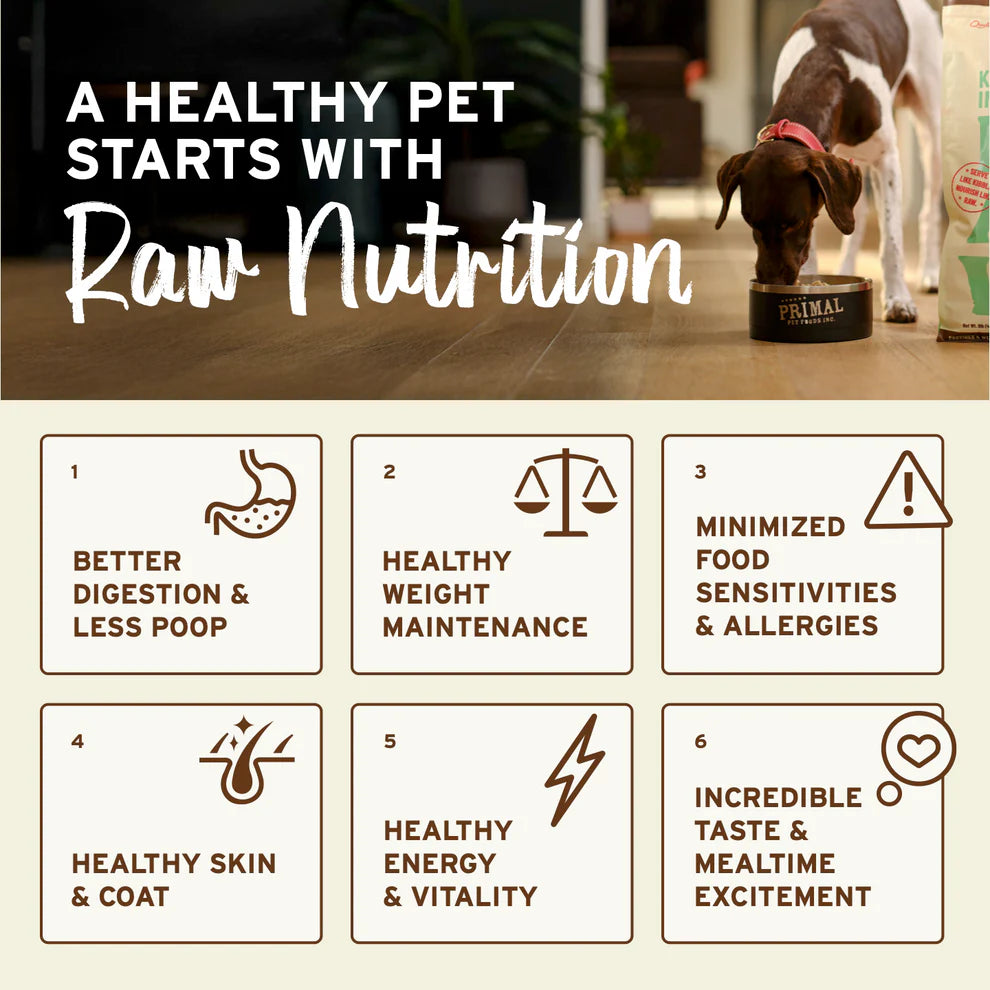 Primal Freeze-Dried Raw Rabbit Recipe Nuggets for Dogs 14 oz