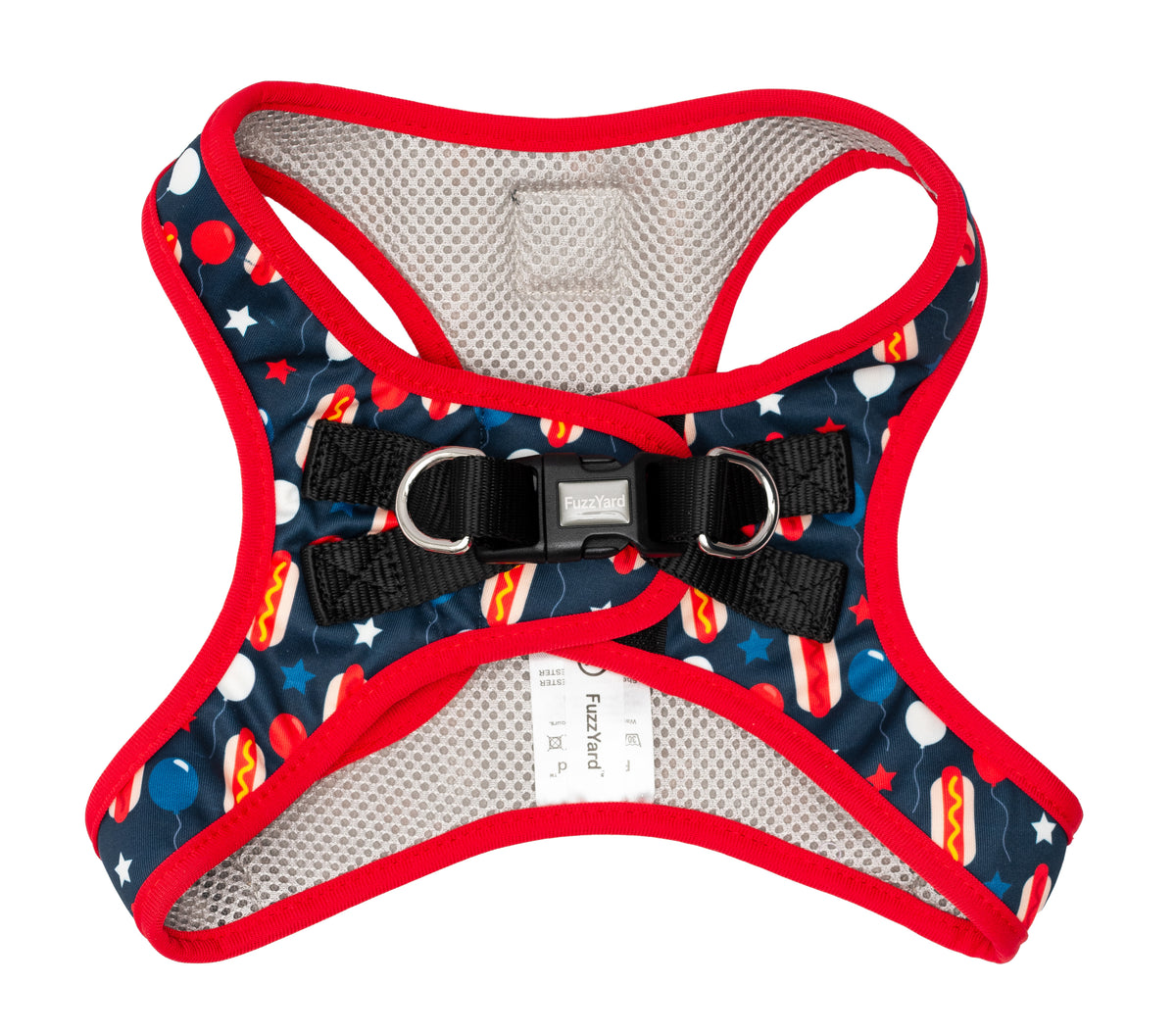 Fuzzyard Summer Festive BBQ Adjustable Dog Harness