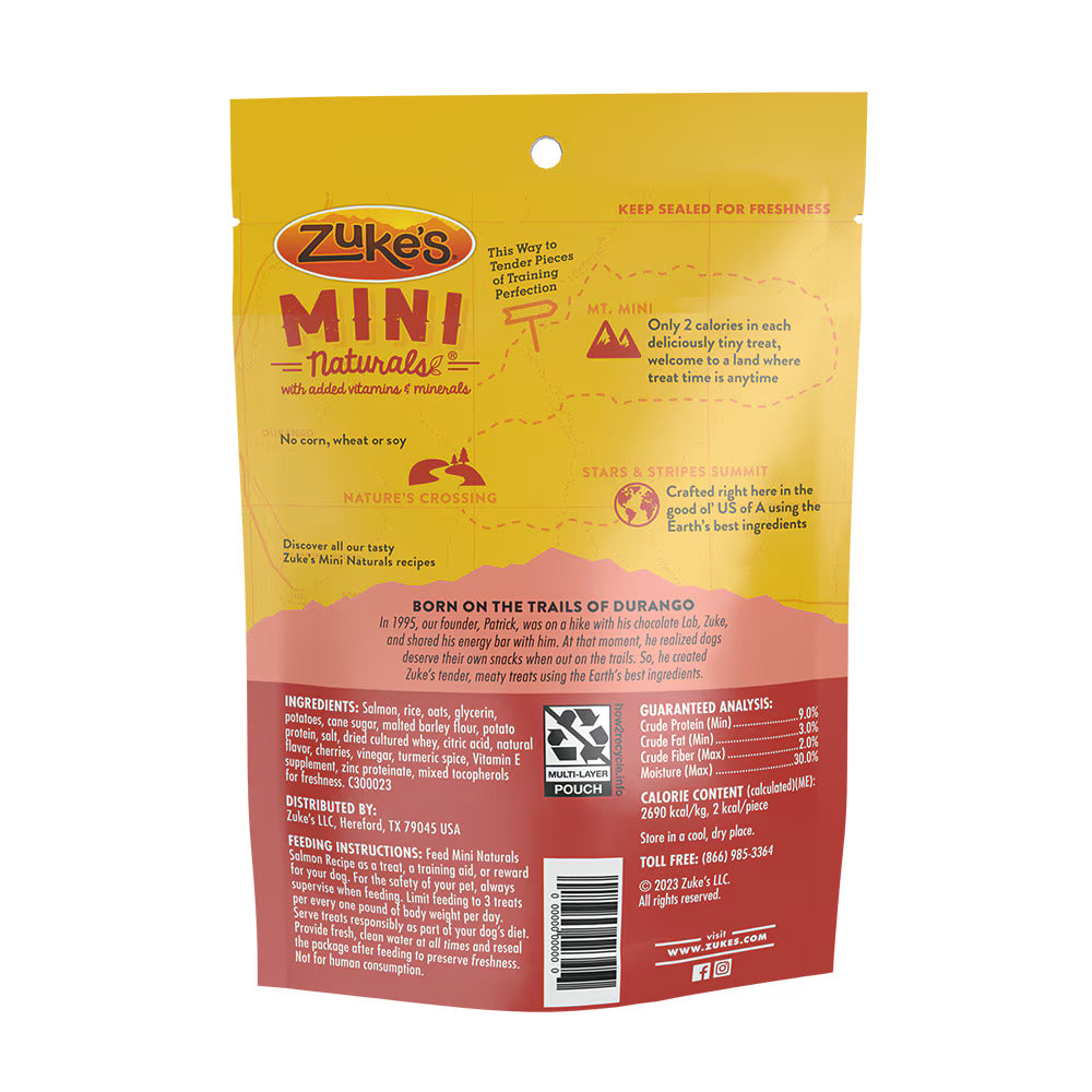 Zuke's Mini Naturals Salmon Recipe Dog Treats