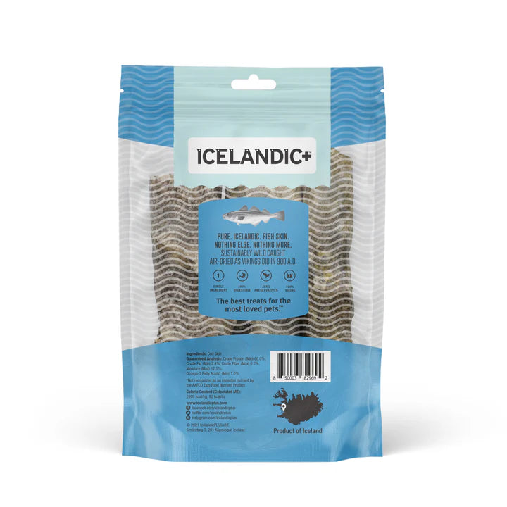 Icelandic+ Cod Skin Short  5 in Chew Sticks for Dogs 3 pk
