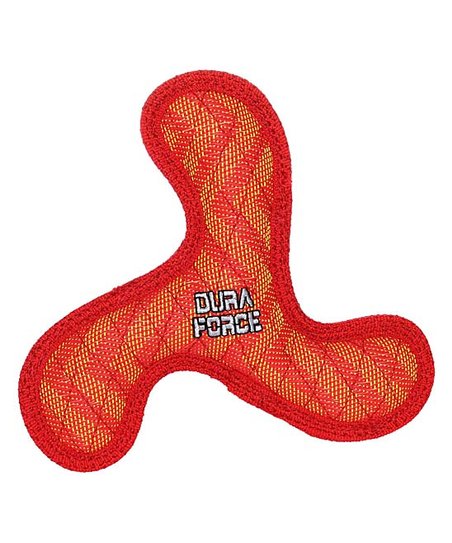 Tuffy's Duraforce Junior Flexible Material Boomerang Dog Toy