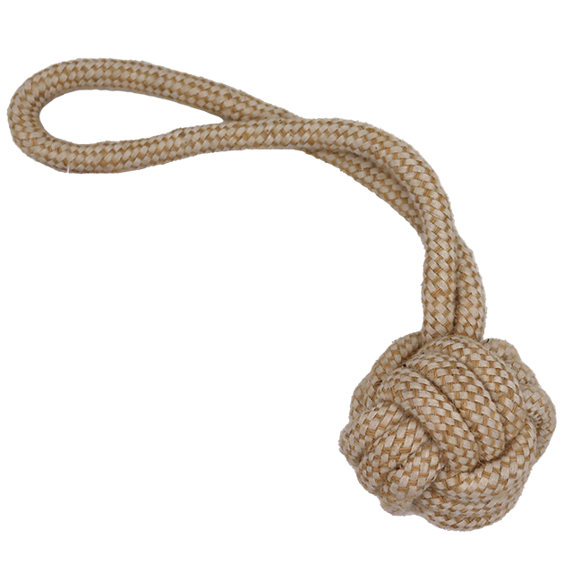 Incredipet Cotton Jute Knot Ball Tug Dog Toy