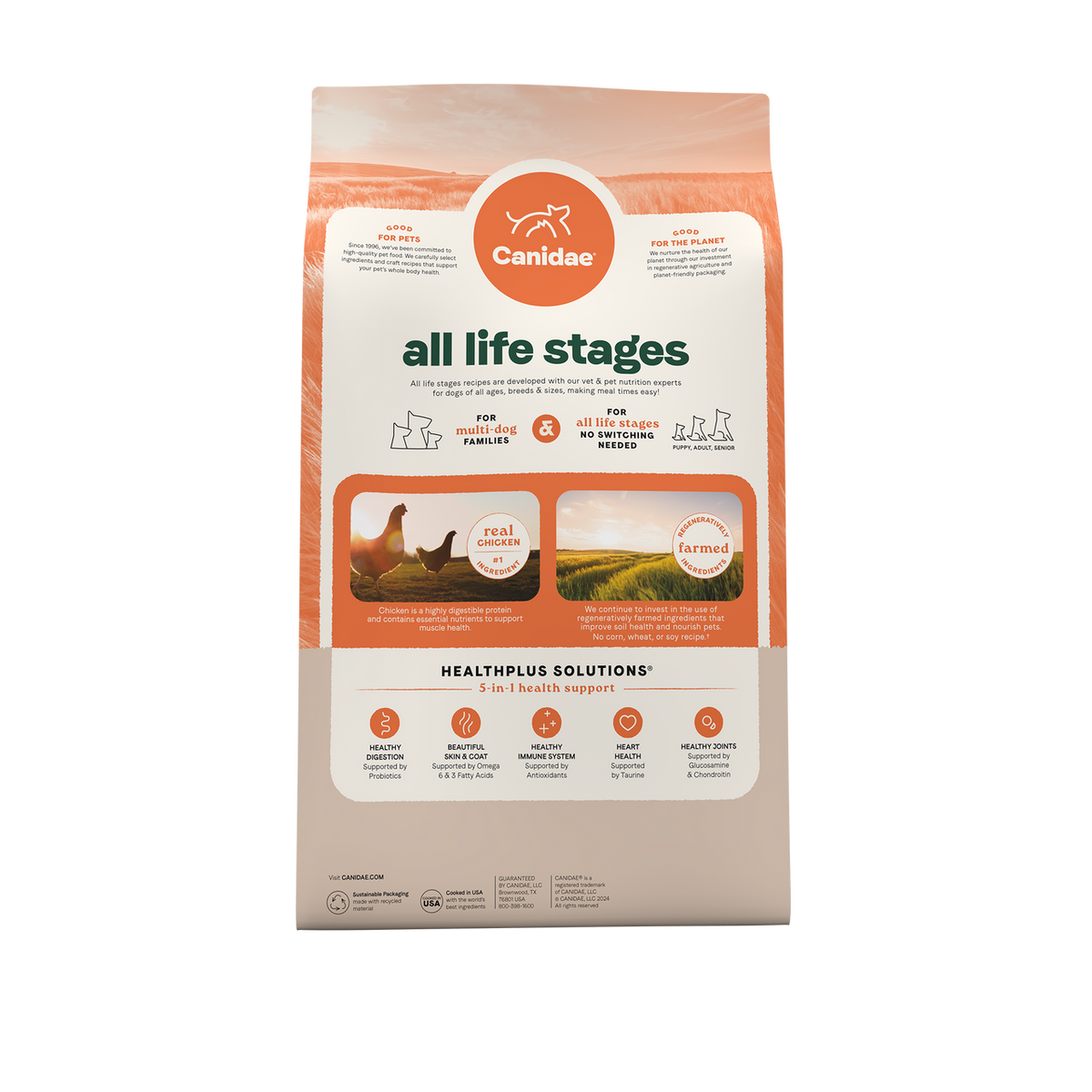 Canidae All Life Stages Multi-Protein Recipe Dry Dog Food 27 lb