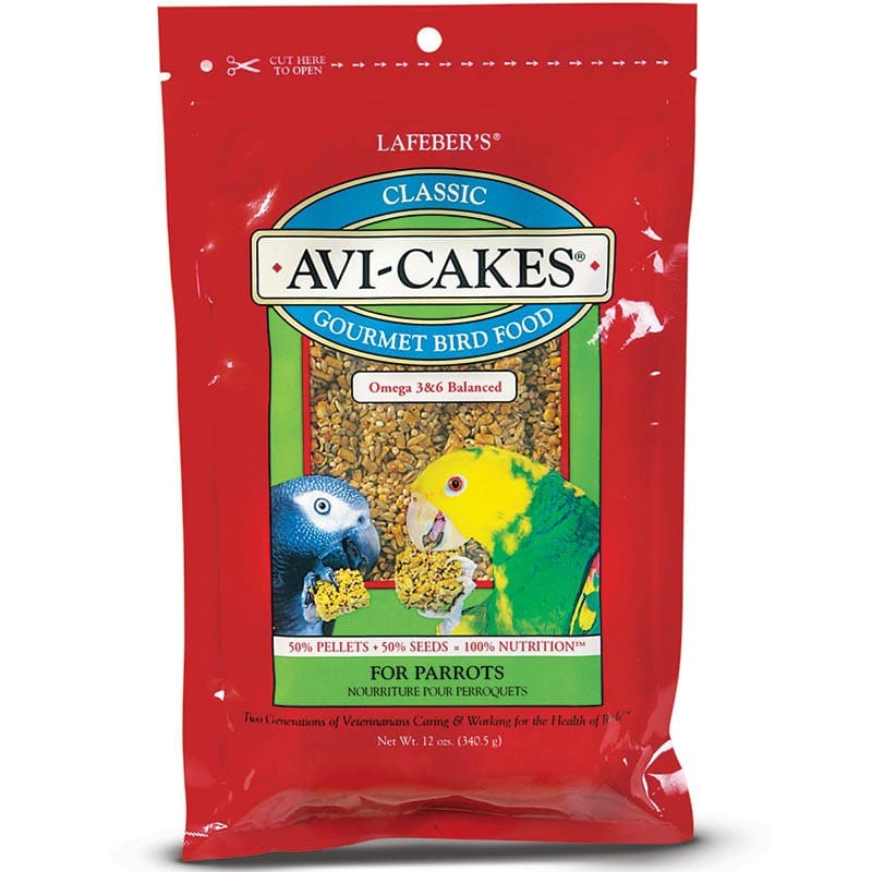 Lafeber's Classic Avi-Cakes for Parrots 12 oz