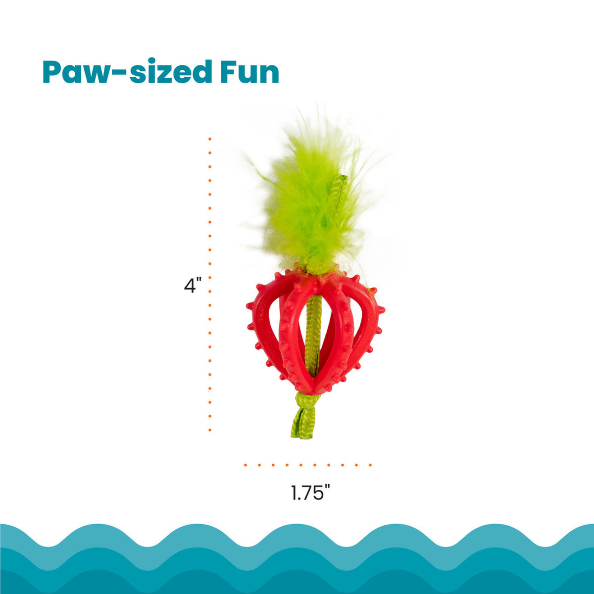 Catstages Strawberry Cat Dental Teether