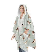 E & S Imports Beagle Snuggs Wraps Blanket Hoodie