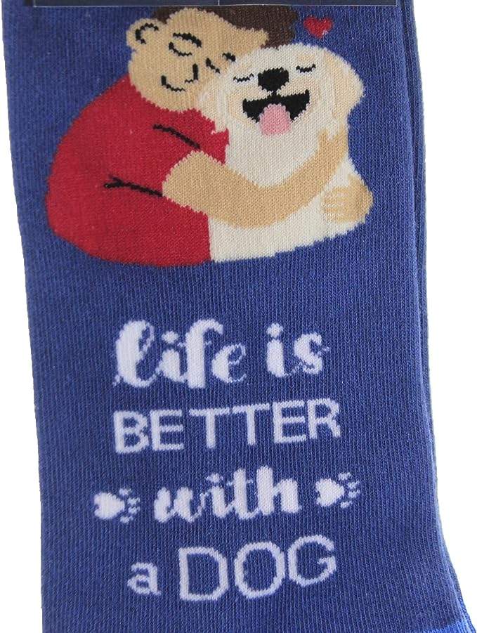E & S Imports Pet Lover Socks Love My Dog, Unisex, One Size Fits Most
