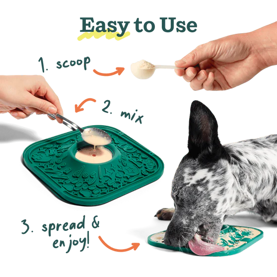 Woof Bacon & Cheese LickMix Lick Mat Spread & Meal Topper for Dogs 5.5 oz