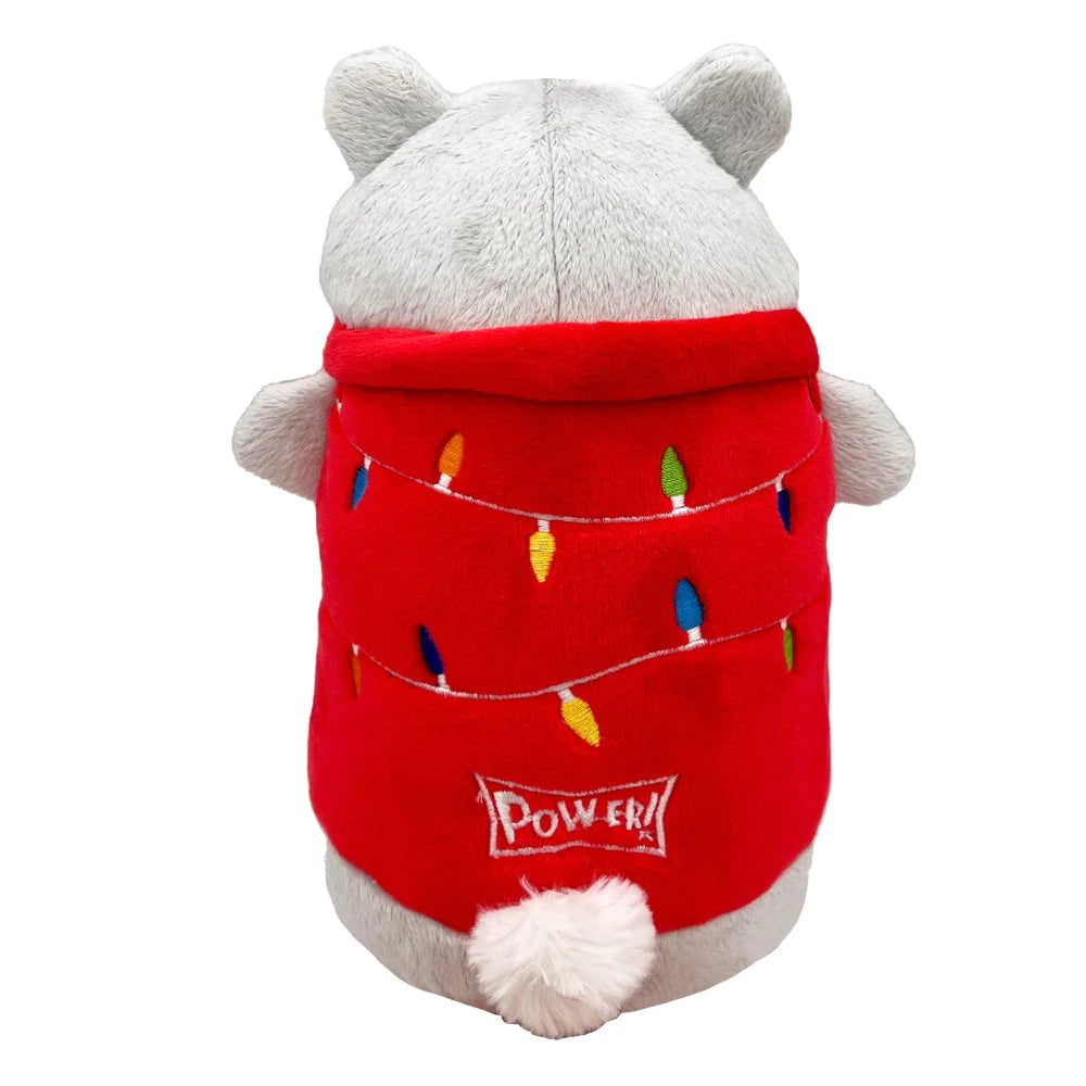 Huxley & Kent Holiday Deck the Bear Plush Dog Toy 6 in