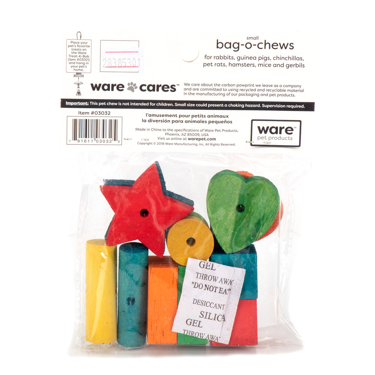 Ware Bag-O-Chews Small Animal Chews 12 pk