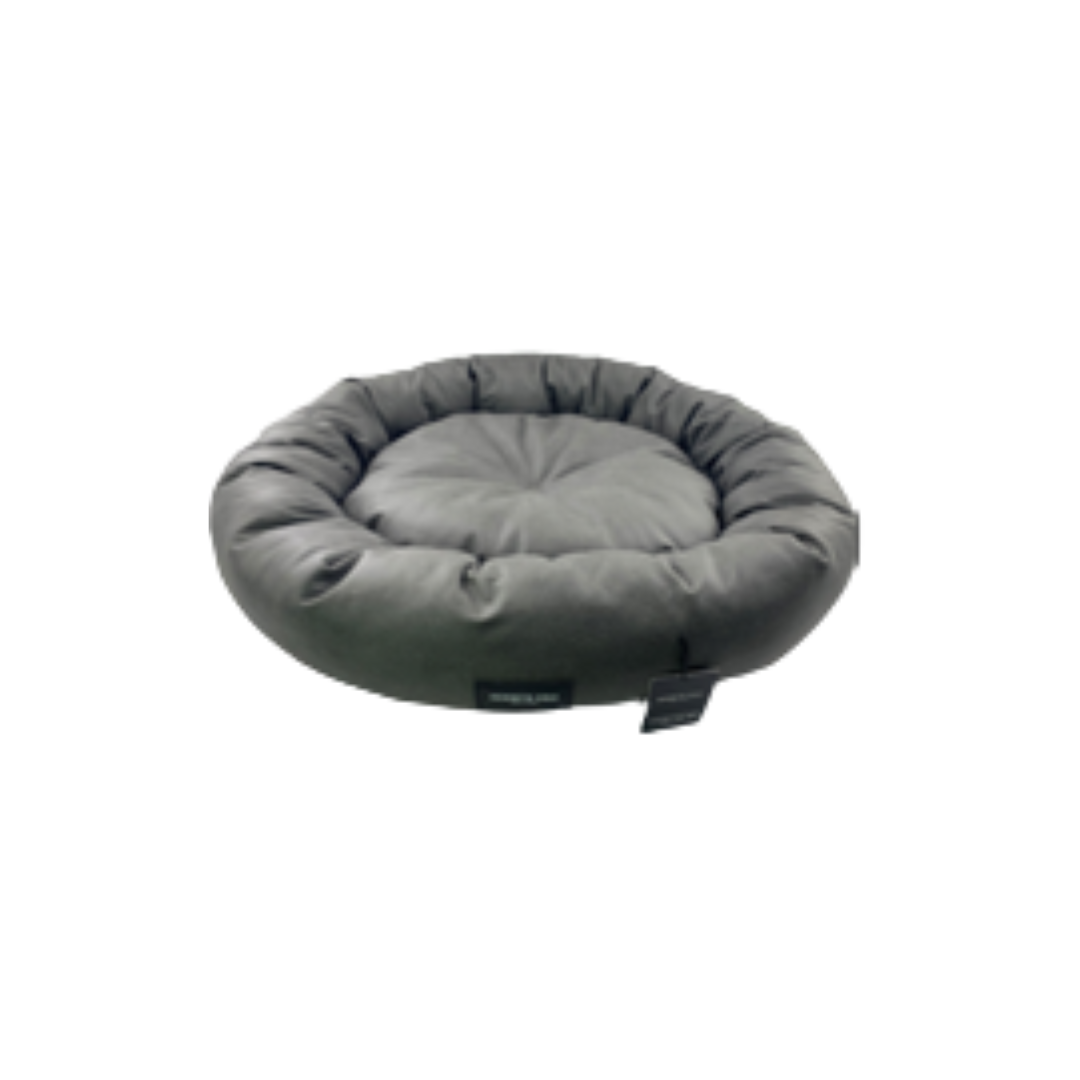 Kenneth Cole Upholstery Round Pet Bed, 28 inch