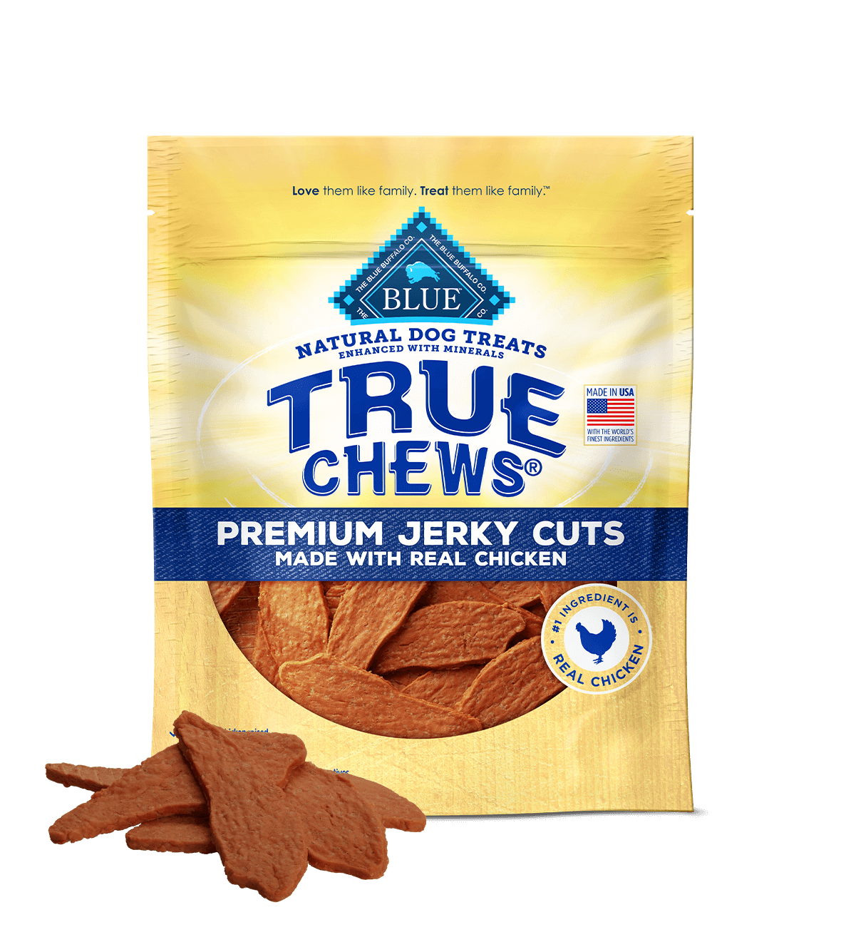 True Chews Premium Jerky Cuts With Real Chicken Dog Treats