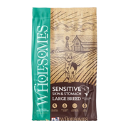 Wholesomes Sensitive Skin & Stomach Large Breed with Salmon Protein Dry Dog Food 30 lb
