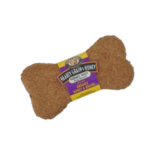 Nature's Animals Gourmet Select Organic Honey & Grain Dog Biscuit 4 in
