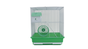 A&E 2 Story Hamster/Gerbil Cage with Hideout & Exercise Wheel 14 x 11 x 15 in