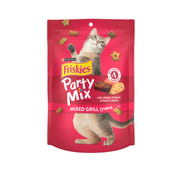 Purina Friskies Party Mix Mixed Grill Crunch Chicken/Beef/Salmon Cat Treats 2.1 oz