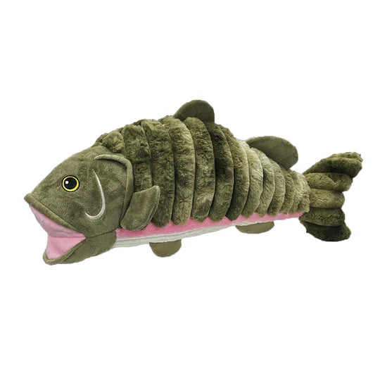 Petlou Farm Friends Salmon Plush Dog Toy 26 in