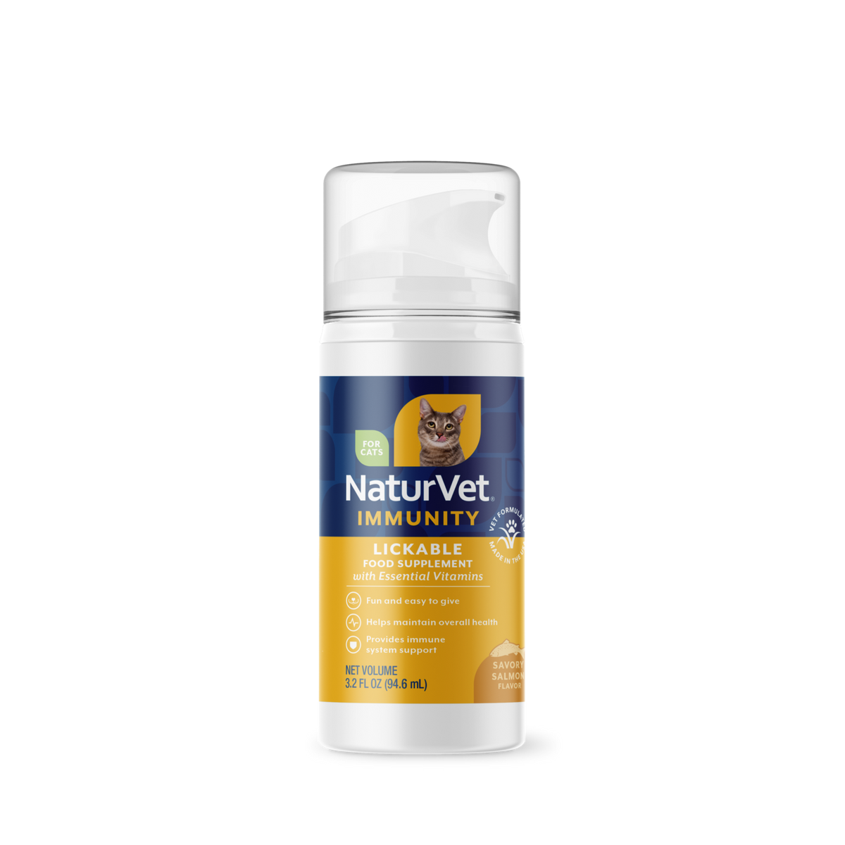 Naturvet Lickable Immunity Supplement for Cats 3 oz