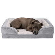 Furhaven Velvet Waves Perfect Comfort Orthopedic Pet Bed 27 x 36 in