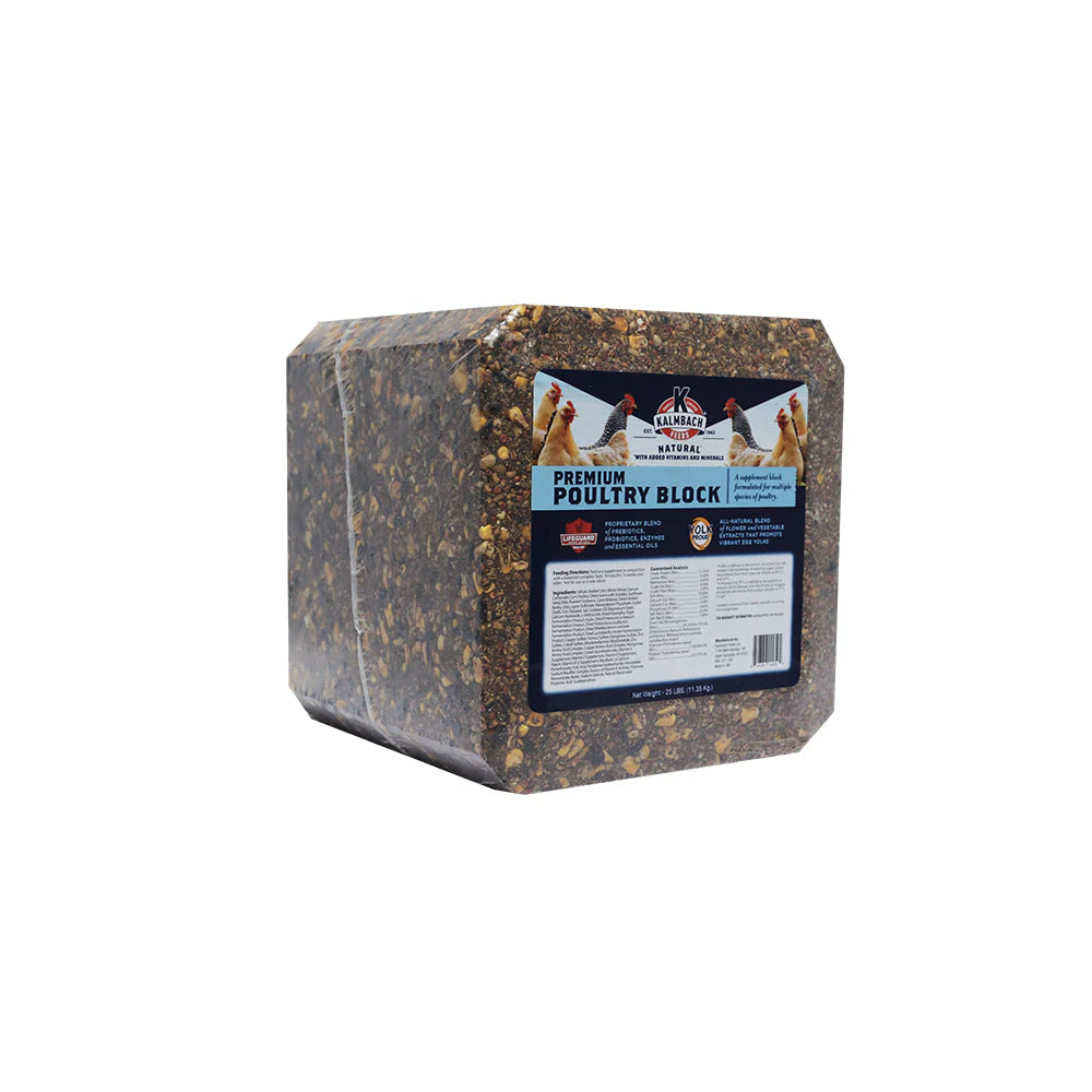 Kalmbach Feeds Premium Poultry Block 25 lb
