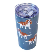E & S Imports Serengeti Cavalier King Charles Spaniel Stainless Steel, Vacuum Insulated Tumbler with Spill Proof Lid 20 oz