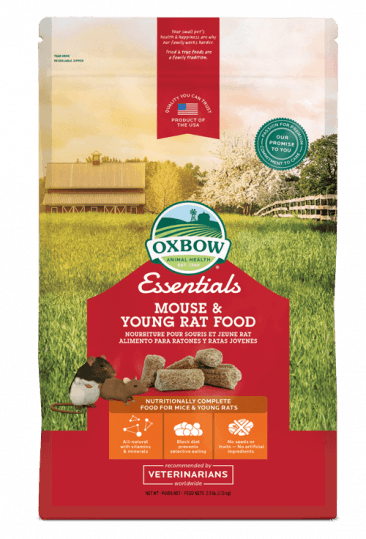 Oxbow Essentials Mouse & Young Rat Block Food 2.5 lb