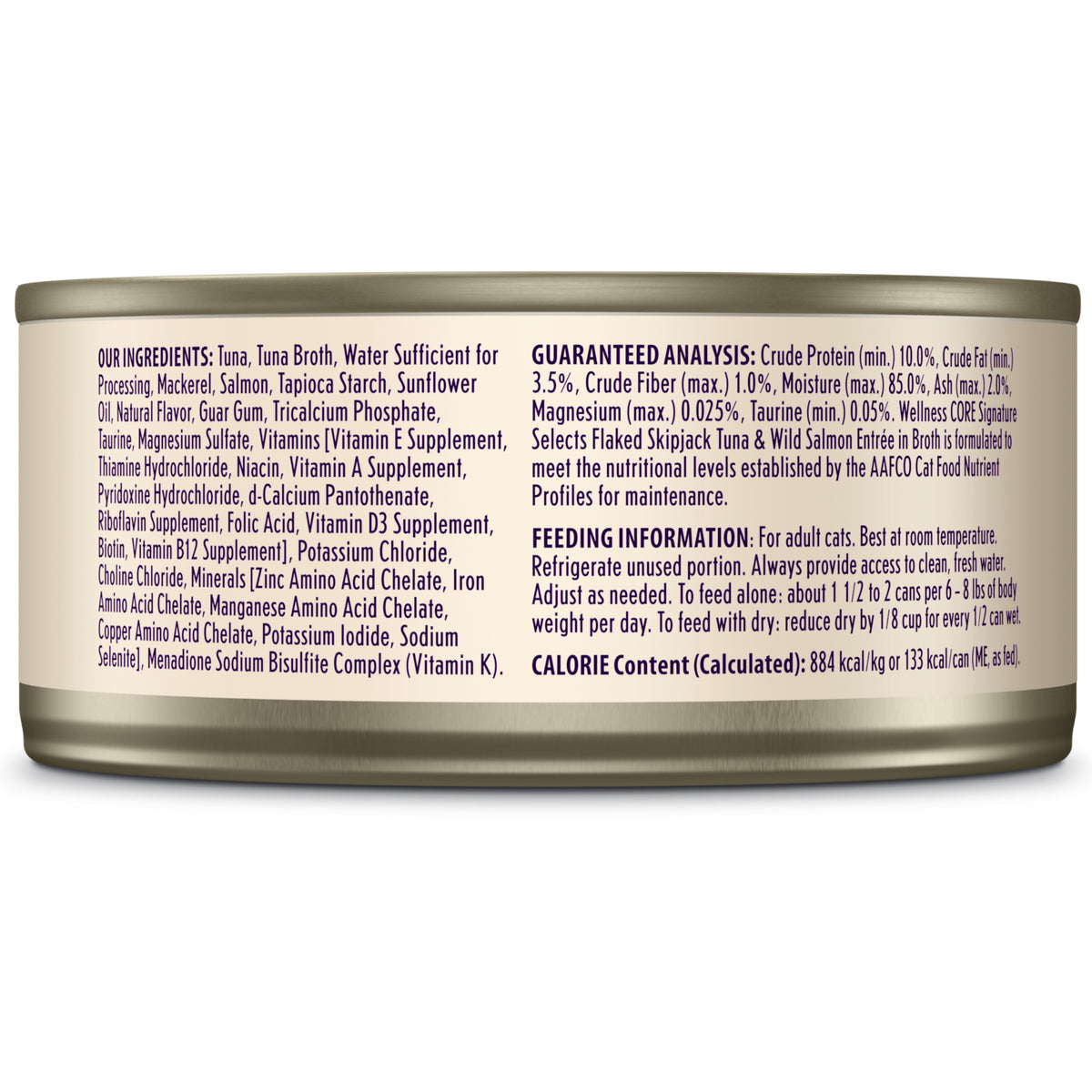 Wellness CORE Signature Selects Flaked Skipjack Tuna & Salmon Canned Cat Food