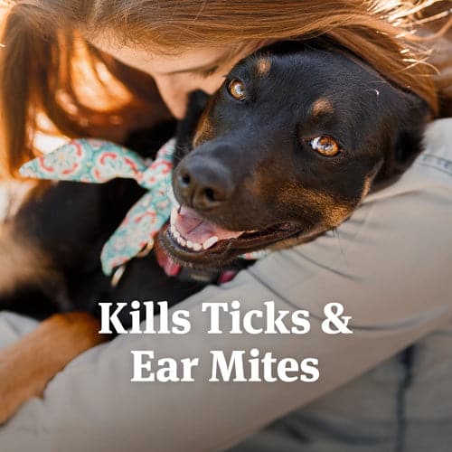Petarmor Ear Mite & Tick Treatment for Dogs 3 oz
