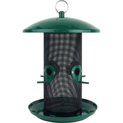 Nature's Way Perch If You Please Verdigris Metal Mesh Mixed Seed Wild Bird Feeder 2.5 qt