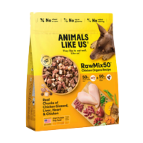 Animals Like Us RawMix50 Chicken Organs Recipe Freeze-Dried Raw Dog Food