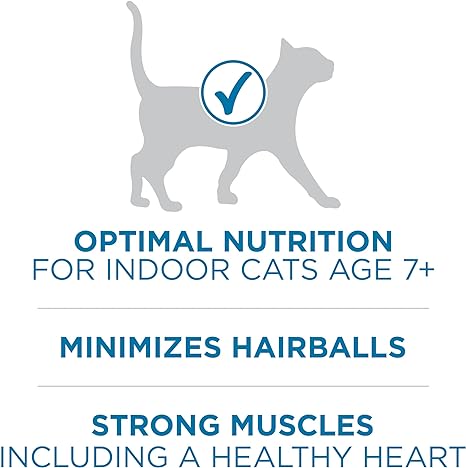 Purina ONE +Plus Indoor Advantage Senior Dry Cat Food 7 lb
